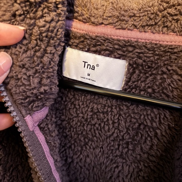 TNA Brown Sherpa Jacket - Picture 3 of 4